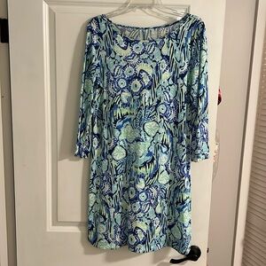 Three quarter length spring dress